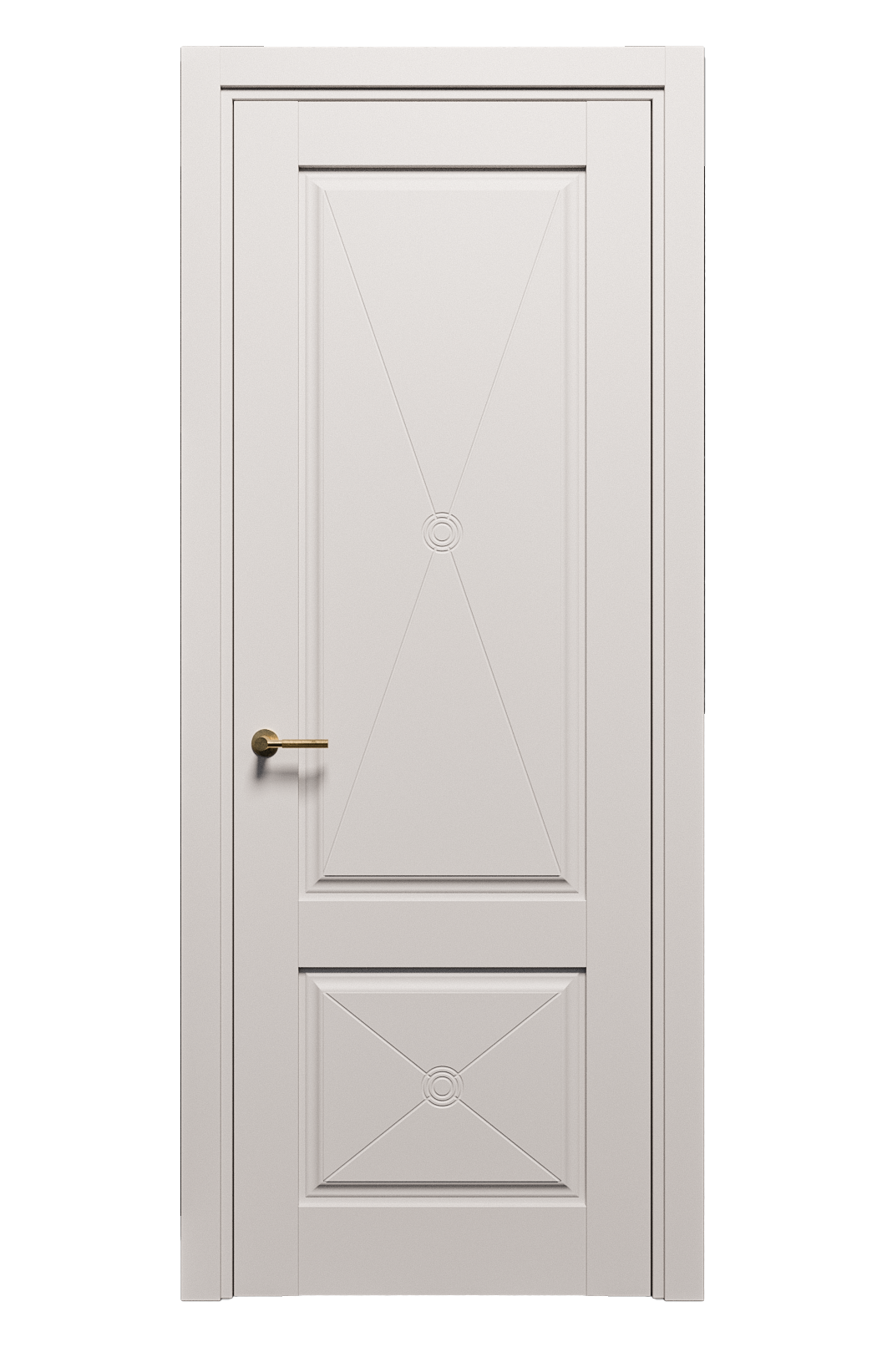 Межкомнатная дверь Сити X-design глухая эмаль ral 9003 25186